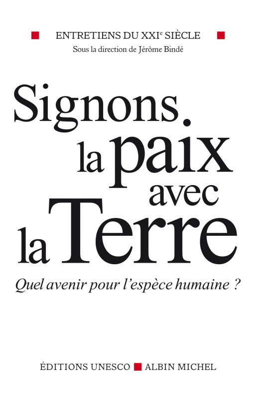 Couverture du livre Signons la paix avec la terre