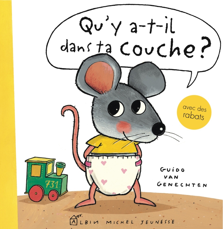 Couverture du livre Qu'y a-t-il dans ta couche ?