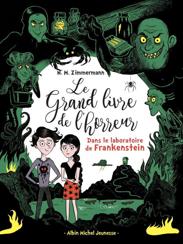 Couverture du livre Dans le laboratoire de Frankenstein