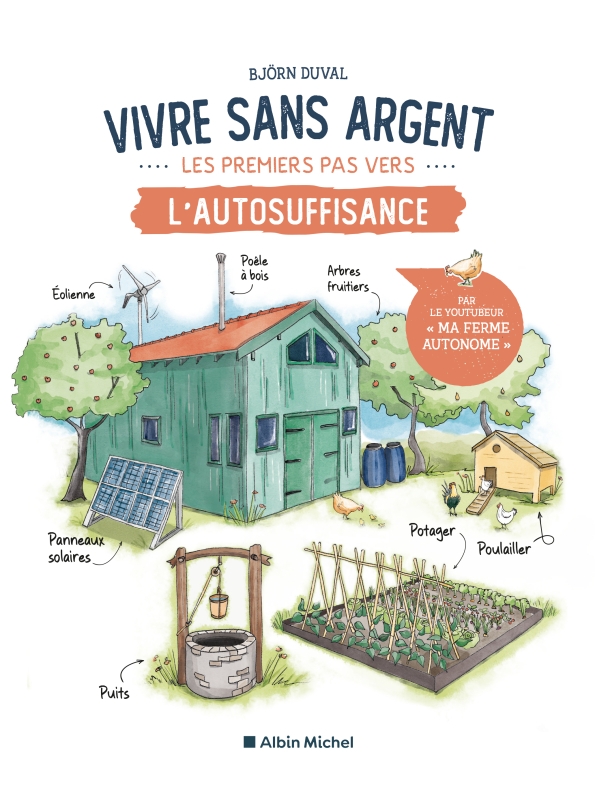 Couverture du livre Vivre sans argent. Les premiers pas vers l'autosuffisance