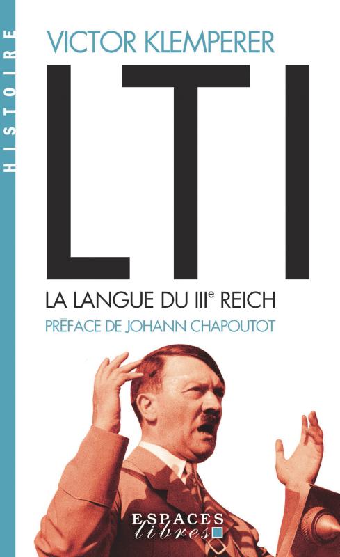 Couverture du livre LTI, la langue du IIIe Reich