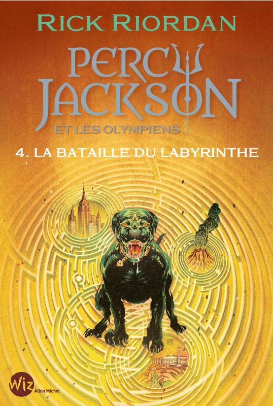 Couverture du livre Percy Jackson et les Olympiens - tome 4 - La Bataille du labyrinthe