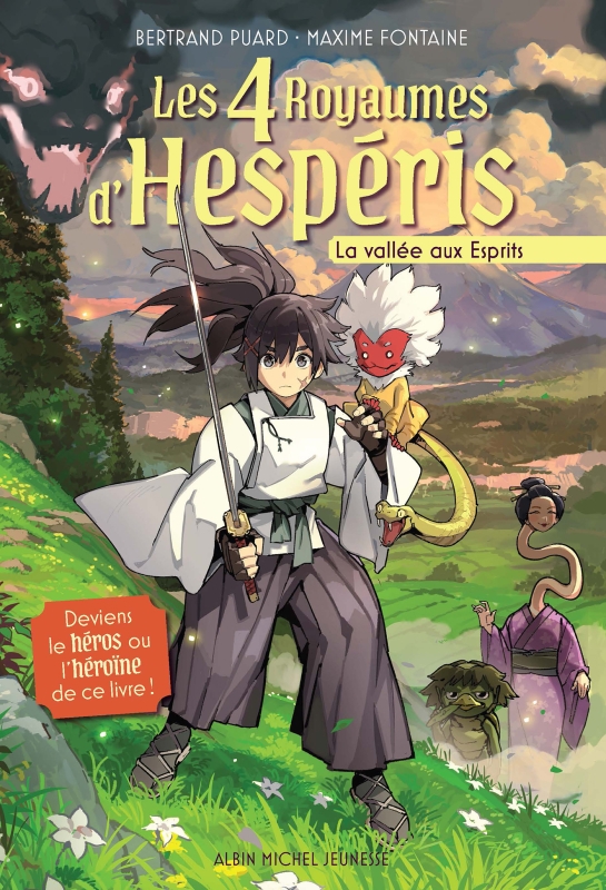 Couverture du livre Les Quatre royaumes d'Hespéris - tome 1 - La Vallée aux Esprits