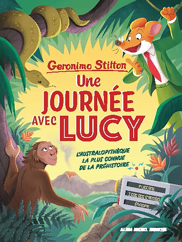 Couverture du livre Une journée avec Lucy - L’Australopithèque la plus connue de la préhistoire