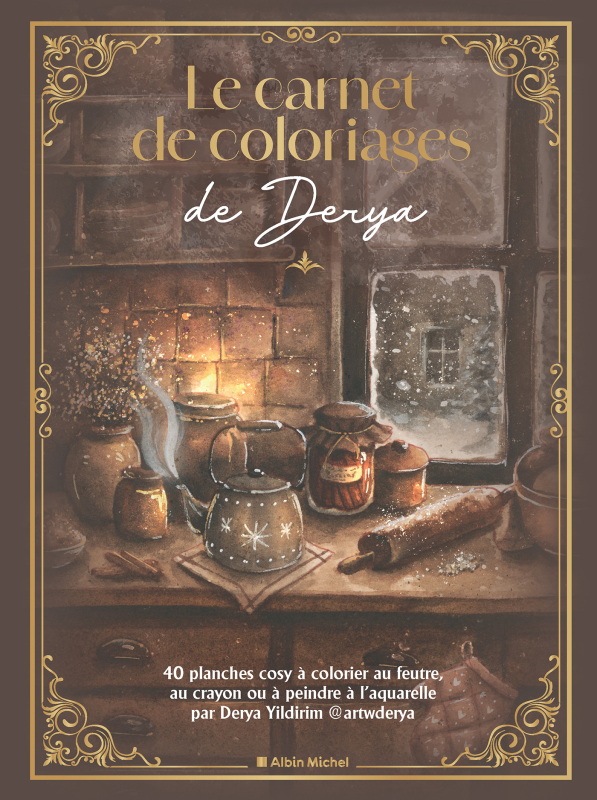 Couverture du livre Le Carnet de coloriages de Derya