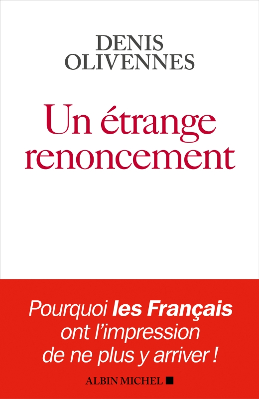 Couverture du livre Un étrange renoncement