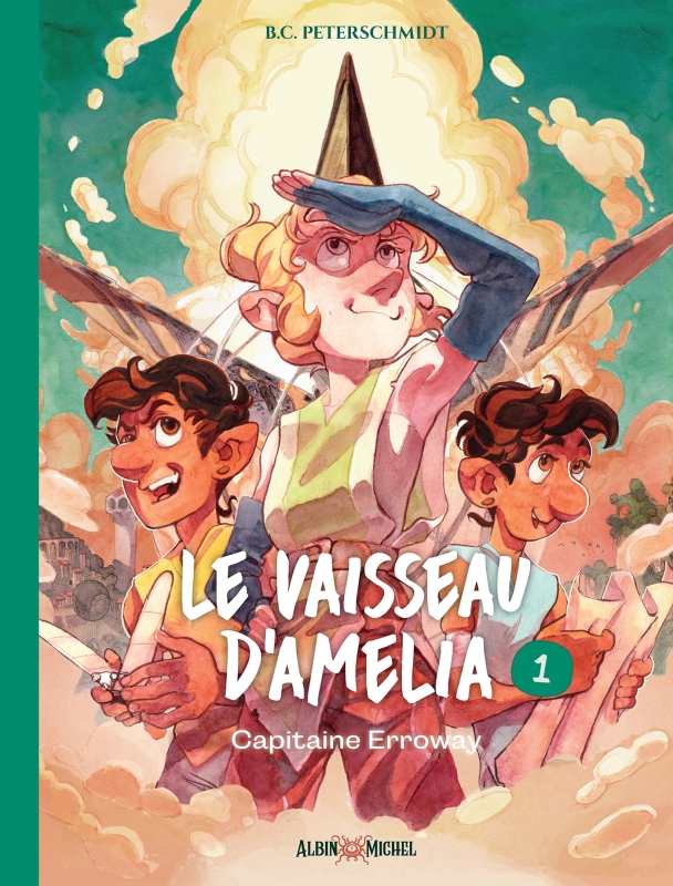 Couverture du livre Le Vaisseau d'Amelia - tome 1 - Capitaine Erroway