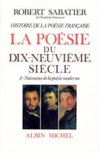 Couverture de Histoire de la poésie française - Poésie du XIXe siècle - tome 2