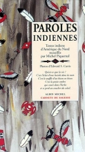 Couverture de Paroles indiennes