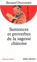 Couverture de Sentences et proverbes de la sagesse chinoise