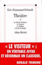Couverture de Théâtre. La Nuit de Valognes, Le Visiteur, Le Bâillon, L'École du diable