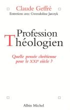 Couverture de Profession théologien