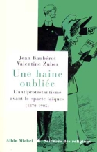 Couverture de Une haine oubliée