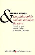 Couverture de La Philosophie comme manière de vivre