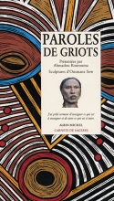 Couverture de Paroles de griots