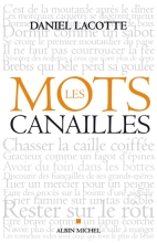 Couverture de Les Mots canailles