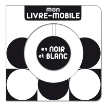 Couverture de Mon livre-mobile en noir et blanc