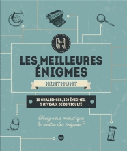 Couverture de Les Meilleures Enigmes Hint Hunt : 10 challenges, 150 énigmes, 5 niveaux de difficulté