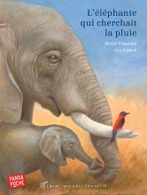 Couverture de L'Eléphante qui cherchait la pluie