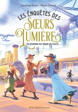 Couverture de Les Enquêtes des soeurs Lumière - tome 1 - Le Disparu du train de 15h12