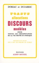 Couverture de Toasts, allocutions et discours modèles pour toutes circonstances de la vie privée et publique