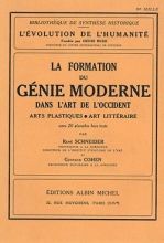 Couverture de La Formation du génie moderne dans l'art de l'Occident