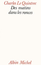 Couverture de Des matins dans les ronces