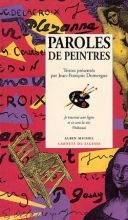 Couverture de Paroles de peintres