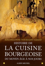 Couverture de Histoire de la cuisine bourgeoise