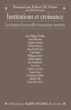 Couverture de Institutions et croissance