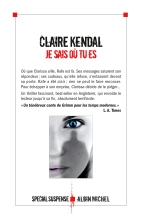 Couverture de Je sais où tu es